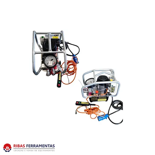 Equipamentos elétricos a motor para obras